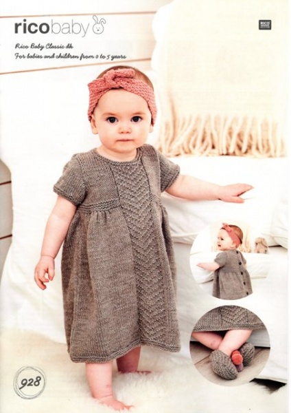 Knitting on sale baby dress